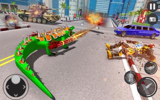 Crocodile Robot Car Transform Robot Games APK Ảnh chụp màn hình #5