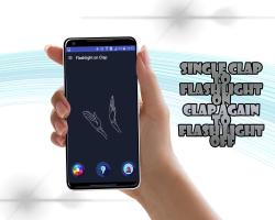 Flash Light On Clap Mobile APK Ekran Görüntüsü Küçük Resim #1