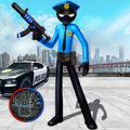 Police Stickman Rope Hero Apk