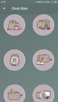 Pusheen Clock Live Wallpaper APK capture d'écran Thumbnail #7