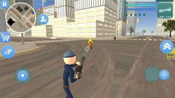 Anteprima screenshot di Police Stickman Rope Hero Gangstar Crime APK #2