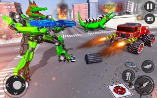 Crocodile Robot Car Transform Robot Games APK Ảnh chụp màn hình #11