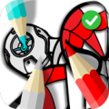 coloring spider jumper book Apk