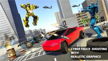 Cyber Truck Robot Transform: robot games APK صورة لقطة الشاشة #23