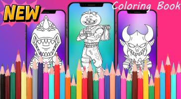 battle royale season x coloring book games 2019 APK スクリーンショット画像 #8