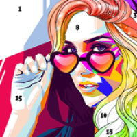 Color by number : Pixel Art Makeup Games For Girls APK ภาพหน้าปก