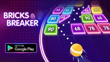 Bricks Breaker-Swipe glow balls APK Screenshot #7