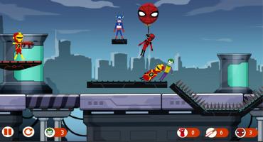 Anteprima screenshot di Stickman Super Heroes Fighting - Warrior Battle APK #3