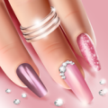 Rose Gold Pink Nail Art Designs Apk