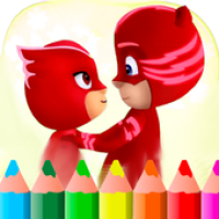 Coloring Book Super Heroes APK 電影海報圖片