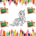 Coloring Book Unicorn Pony Apk