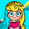 How to draw Princess Application icon