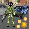 Army Commando Stickman Rope Hero Survival Game icon