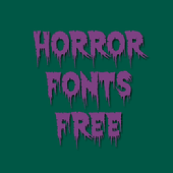 Hình ảnh Horror Fonts Free trên máy tính PC Windows & Mac