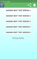 Aakash NEET Test Papers 2019 APK capture d'écran Thumbnail #1