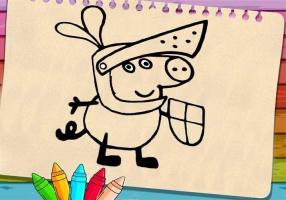 Coloring Book Pep Pig Game APK 屏幕截图图片 #5