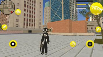 Black Spider Stickman Rope Hero Neon Mafia Crime APK ภาพหน้าจอ #5