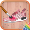 Cool Sneakers Coloring Book : COLORFUL Apk