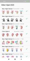 Stiker Hijab Cewek Cantik APK 스크린샷 이미지 #1