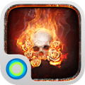 The Flame Skull-Launcher Theme Apk