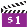 $1 Movies - free movie theater Application icon