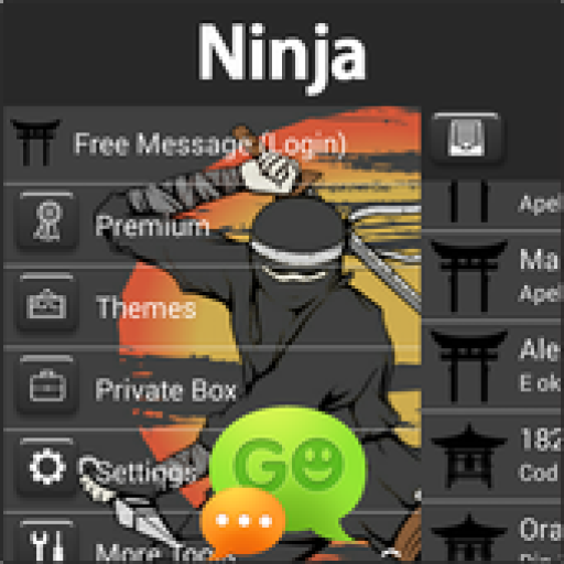 Ниндзя СКИЛЛ. Ninja SMS. Ninja.app.