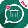 WhatsDeleted Pro: Deleted Messages &amp; Status Saver Application icon