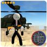 Slender Stickman Rope Hero Gangstar Crime Application icon