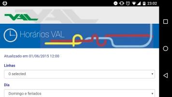 Anteprima screenshot di Horários VAL (Unreleased) APK #2