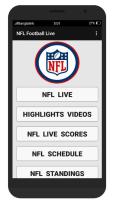 NFL Live Matches - Stats, Live Scores, News 2019 APK Ekran Görüntüsü Küçük Resim #7