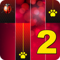 Piano Ladybug Noir Tiles 2 APK تصویر هنری