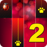 Piano Ladybug Noir Tiles 2 Game icon