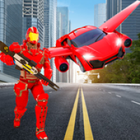 Flying Robot Car Transformer: Cuộc chiến siêu anh APK icon