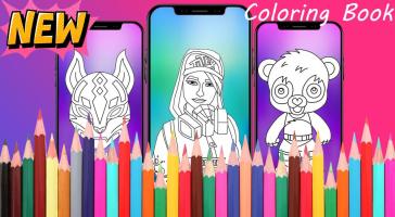 battle royale season x coloring book games 2019 APK スクリーンショット画像 #7