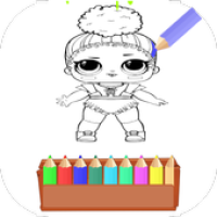 LOL-Dolls Coloring Books APK ภาพหน้าปก