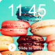 Sweet Macaroons Deseert Cute Screen Lock APK