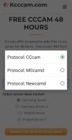 Free CCcam 48H Hours, Kcccam.com Free CCcam Server APK Gambar Screenshot #2