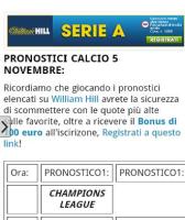 Pronostici Calcio Serie A APK Screenshot Thumbnail #3