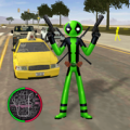 Green Pool Stickman Rope Hero Gangstar Mafia 2 Apk