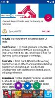 All Govt Job 2020 ( free sarkari naukri alerts) APK capture d'écran Thumbnail #4