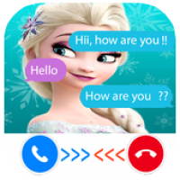 Chat With Elsa  - Princesses chat Simulator APK התמונה על עטיפת הסרט