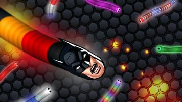 Slither Eater IO Game : Bat Hero Mask's 4 Slither APK Ảnh chụp màn hình #4