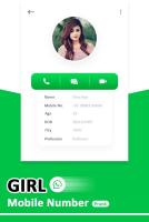 Girls Mobile Number Search : Find Number Simulator APK スクリーンショット画像 #3