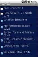 Tefila Times + Widget APK צילום מסך #1