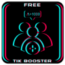 TikBooster - Fans Followers &amp; Likes &amp; Hearts Application icon