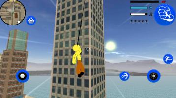 Sponge Stickman Rope Hero Vegas Gangstar Crime APK ภาพหน้าจอ #2