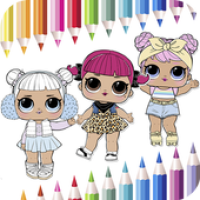 Изображения Cute Surprise Lol Dolls coloring на ПК с Windows