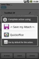 Save my Attach APK صورة لقطة الشاشة #1