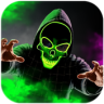 Halloween Light Mask Photo Maker Application icon