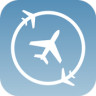 Air tickets, flight schedules. Application icon